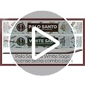 Palo Santo and White Sage Incense Sticks Combo Pack - 40 Count