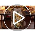 24-Inch Fall Pumpkin Teardrop Swag with Warm LED Lights for Front Door