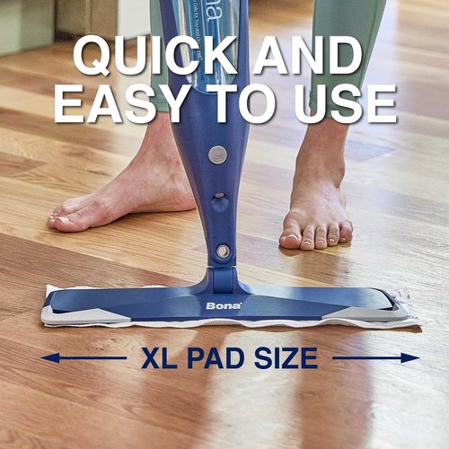 Bona Multi-Surface Floor Cleaning Pads - Heavy-Duty Microfiber Refills | 18 Disposable Pads for Effortless Cleaning