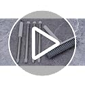 V-Shaped Grout Cleaner Brush with Adjustable Long Handle & Swivel Head