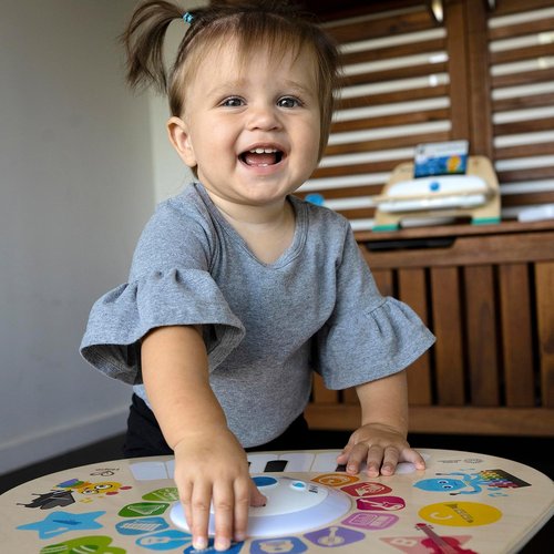 Baby Einstein Clever Composer Tune Table - Magic Touch Electronic Wooden Activity Toy for Toddlers, Ages 6 Months+