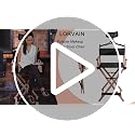 Portable Folding Makeup Artist Chair with Headrest and Footrest