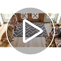 Non-Slip Indoor Door Mat - Washable Low-Profile Entryway Rug, 32x20 Inch