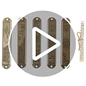 5-Pack Metal Mezuzah Cases with Kosher Scrolls - 3.54 Inch Doorpost Plaque