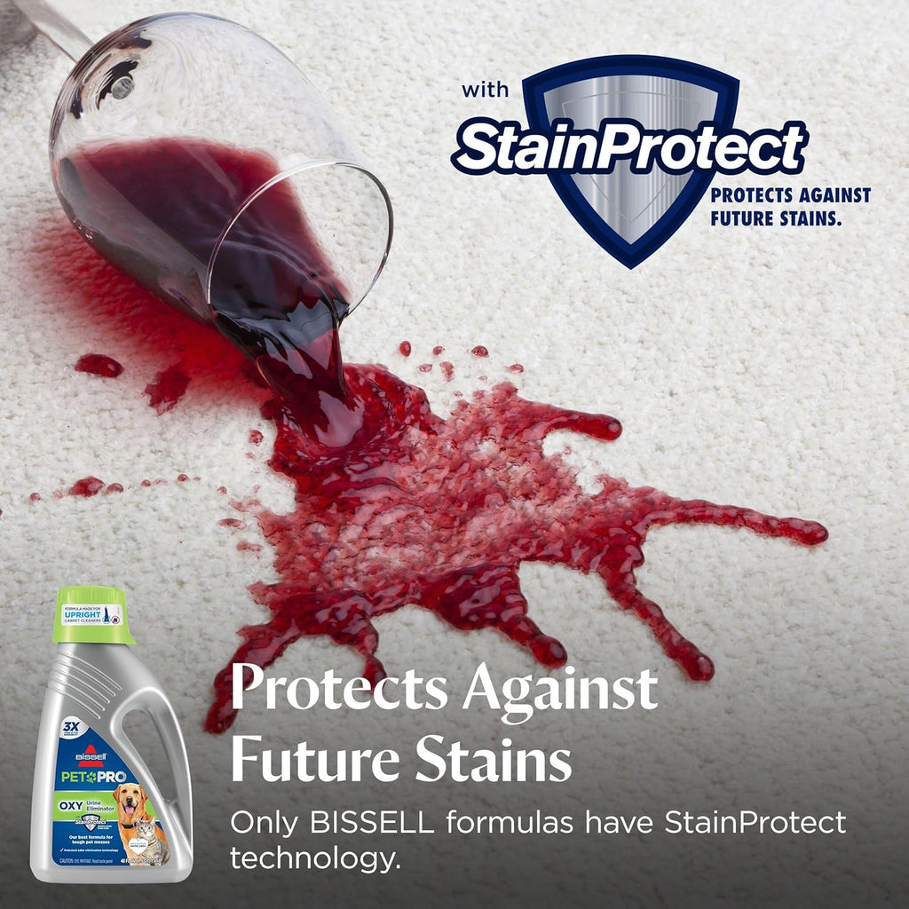 Bissell 1990 Pro Pet Urine Eliminator - Powerful Upright Deep Cleaner Formula for Tough Stains