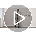Freestanding Coat Rack with 8 Hooks and Storage Shelf, 69-Inch Tall