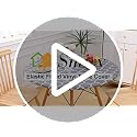 Round Elastic Fitted Tablecloth - Waterproof Vinyl Table Cover (45-56 Inch)