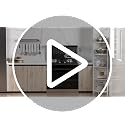 5-Tier Corner Shelf Stand, 44-inch Kitchen Storage Organizer, Marble White