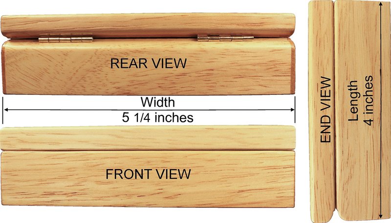 Wood Lighthouse Box - Handmade USA - Unmatched Quality - Unique, No Two are the Same - Original Work of Wood Art. A Lighthouse Gift, Ring, Trinket or Wood Jewelry Box (#4502 Lighthouse 4x5x1.5)
