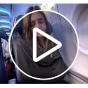 Travel Blanket System - Ultra-Soft Sling for Airplane Sleep Support