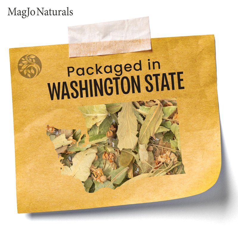 MagJo Naturals Linden Loose Leaf Tea Wild Harvest