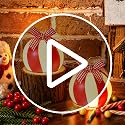 2 Pcs Christmas Candy Cane Glass Globe Ball with LED Light - Holiday Decor