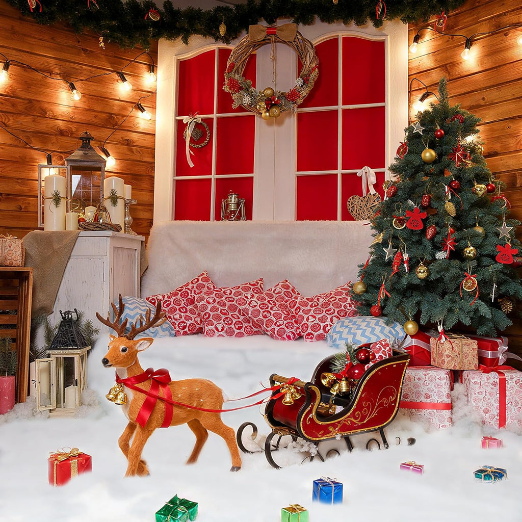Palonu Artificial Snow Blanket - Thick, Soft & Fluffy 3 x 8 Ft White Snow Cover for Christmas Decor | Holiday Displays