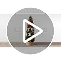 7.5ft Pre-Lit Slim Pencil Artificial Christmas Tree with 350 Lights