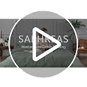 SAPHREAS Twin Size Cotton Duvet Cover Set Khaki 68x90 Linen-Like Comforter Cover with Zipper & Corner Ties
