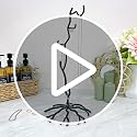 Bard's Wrought Iron Tree Branch Ornament Stand - 1 Variation, 15.5" H