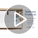 Springspirit Queen Size Waterproof Mattress Protector, Breathable Fitted Sheet Cover