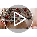 42-Inch Woven Hyacinth Christmas Tree Collar - 4-Piece Rattan Tree Skirt