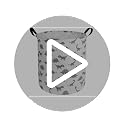 Round Dinosaur Laundry Hamper - Fabric Storage Basket with Handles