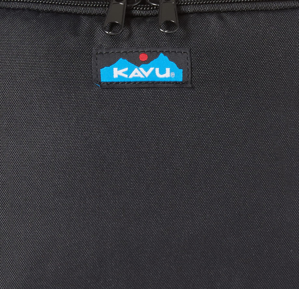 KAVU Lunch Box Insulated Padded Leak Proof Crossbody Meal Pack, Jet Black