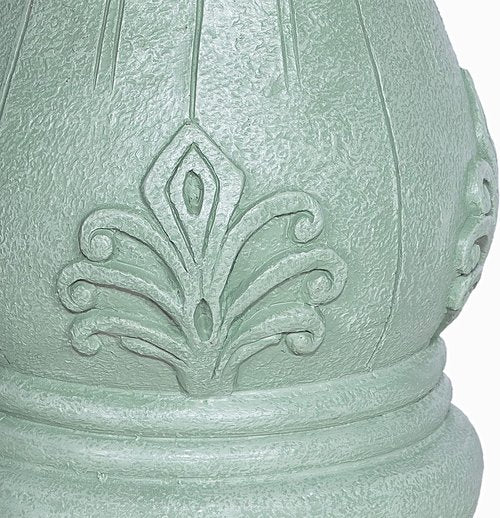 Alpine Corporation 12" Tall Roman Column Gazing Globe Stand - Indoor/Outdoor Display Decor