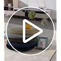 16-Inch Round Memory Foam Seat Cushion, Anti-Slip Soft Chair Pad