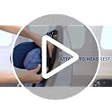 360° Travel Pillow with Eye Mask for Long Flights - Soft Support