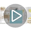 Blue Stainless Steel Bachelorette Gift Flask for Bride – 6 oz Wedding Accessories