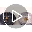 Natural Marble Incense Burner - Handmade Ash Catcher for Sticks & Sage