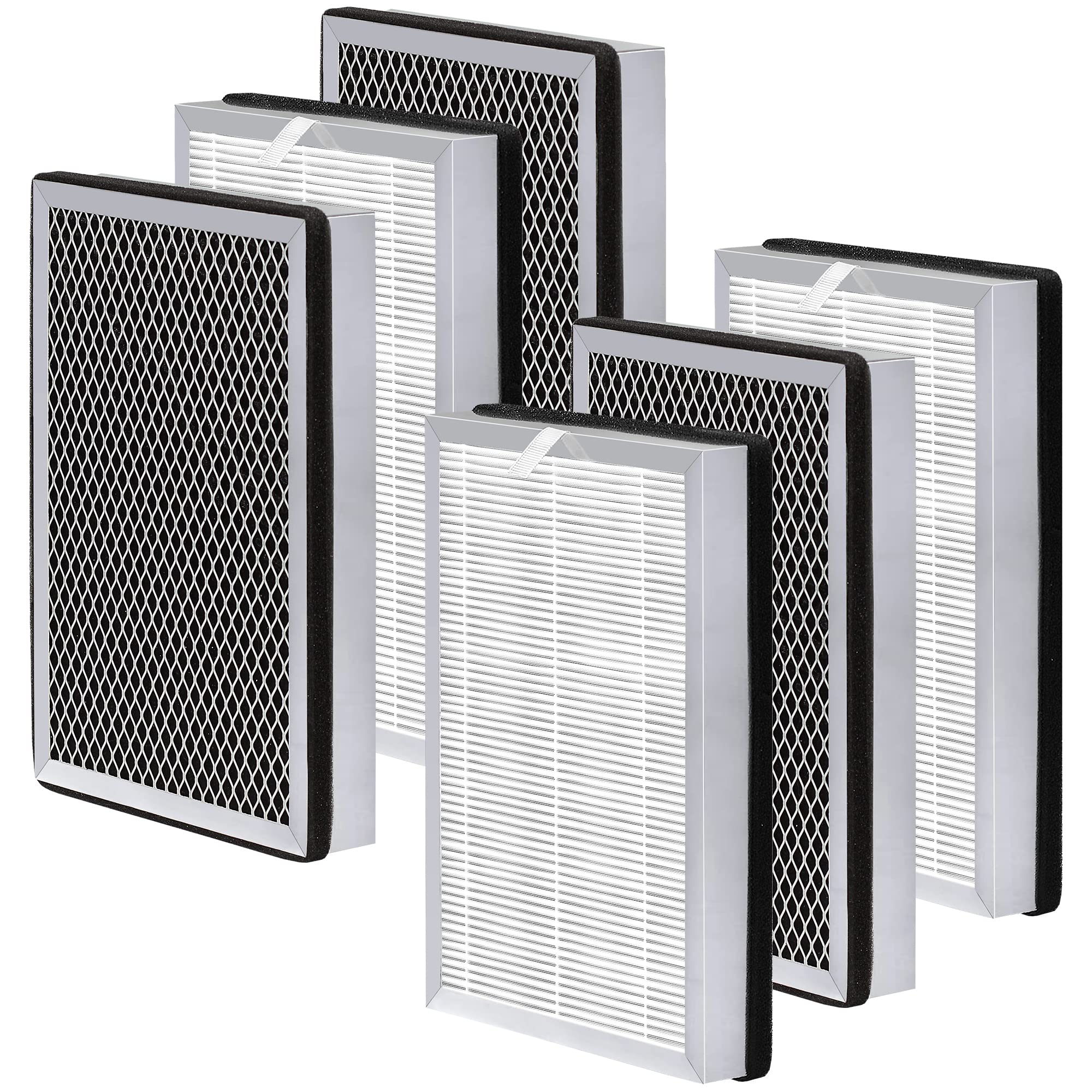 Zouhwaso MA Series 25 Replacement Filter compatible with MA Series 25 Air Purifier Filter Replacement, 3-in-1 Composite Filter with H13 True HEPA, Activated Carbon and Pre-filter, Pack of 6