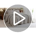 Oversized King Bedspread Set - 3-Piece Cotton Waffle Quilt