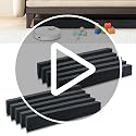 10 PCS Under Couch Blocker, 17-inch EVA Foam Furniture Gap Guard