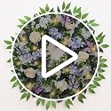 24-Inch Lighted Spring Hydrangea Wreath with Timer for Front Door Decor
