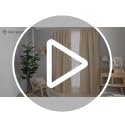 Blackout Curtains 72 Inch Long, Solid Thermal Insulated Panels - 2 Pack