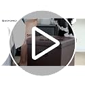 43.3-Inch Folding Storage Ottoman Bench with Flipping Lid - Black