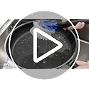 Soap Dispensing Dish Brush with Scraper for Kitchen Pot & Pan Cleaning