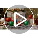 Poen 12-Pack Red 6 Inch Glitter Christmas Ball Ornaments - Holiday Decor