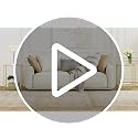 2-Tier Tempered Glass Side Table Set, Modern Metal Accent End Table