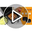 9-Inch Reusable Square Silicone Air Fryer Liners - 2 Pack for 6-8QT Baskets