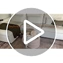 Round Teddy Storage Ottoman with Tray - 17.5 Inch Plush Vanity Stool