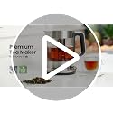 1.5L Electric Tea Kettle with Infuser, Glass & Stainless Steel, No Plastic