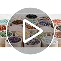 Howlite Turquoise Tumbled Chip Stones - 1 lb Irregular Crushed Crystals