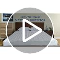 SPRINGSPIRIT Waterproof Full Mattress Protector - Quilted Fitted Pad
