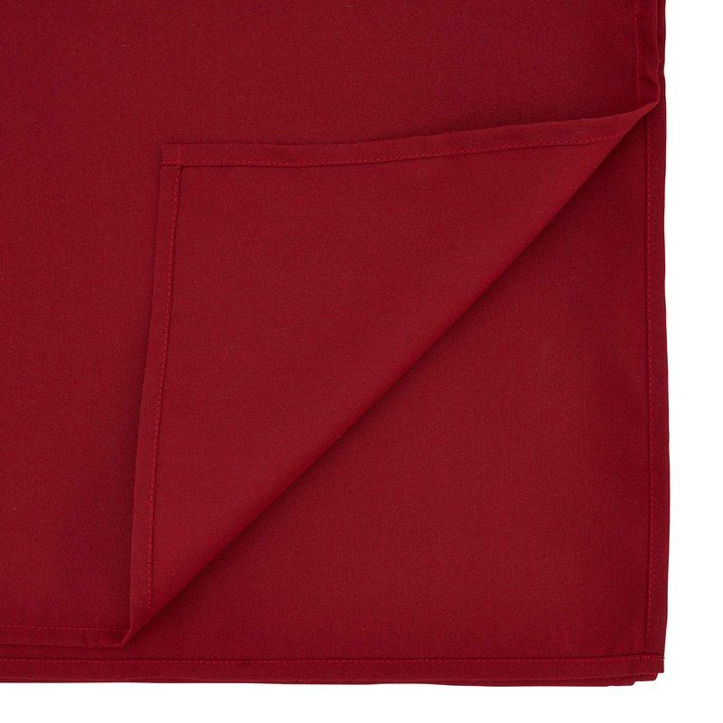 SARO LIFESTYLE Collection Casual Design Everyday Tablecloth, 90" x 120", Red