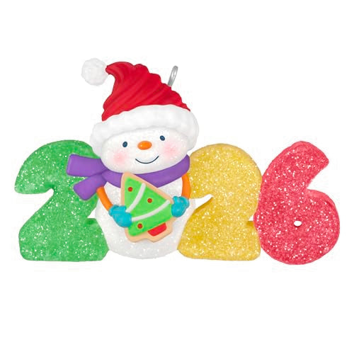 Hallmark Keepsake Christmas Ornament 2026 Sweet Decade Snowman Candy Decor