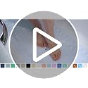 Extra Long Non-Slip Bathtub Mat 40 x 16 Inch with Suction Cups and Drain Holes
