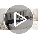 Twin Bed Wedge Pillow Gap Filler with Side Pocket Storage