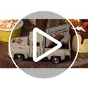 Highland Cow Metal Truck Farmhouse Decor with Inspirational Sign