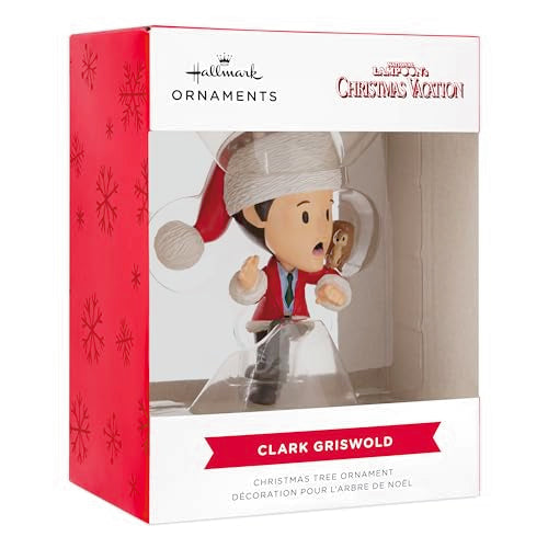 Hallmark Christmas Vacation Ornament Clark Griswold with Squirrel - Holiday Tree Decor