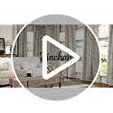Blackout Curtains 84 Inch - Botanical Rabbit Pattern Room Darkening Panels